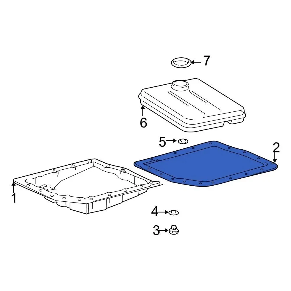 For Toyota Camry 2004-2009 Toyota 3516821020 Transmission Oil Pan Gasket image 4