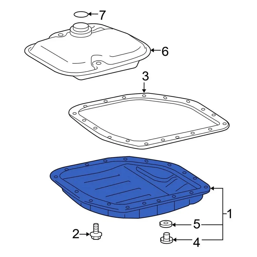 For Toyota Corolla 2009-2016 Toyota 3510652020 Transmission Oil Pan image 4