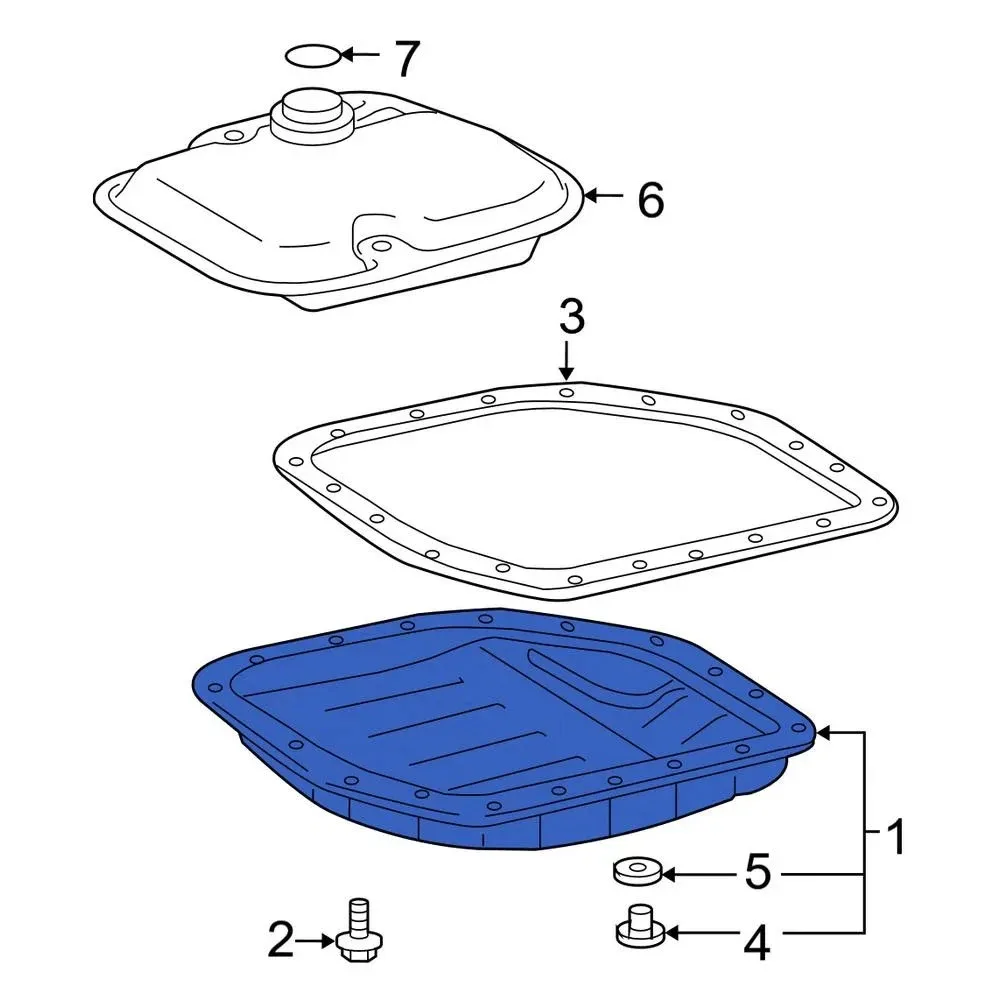 For Toyota Corolla 2009-2016 Toyota 3510652020 Transmission Oil Pan