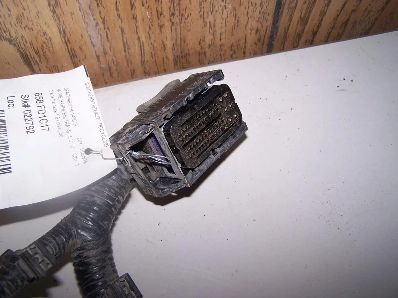 17 FIESTA  1.6 NON TURBO TRANSMISSION WIRE HARNESS image 2