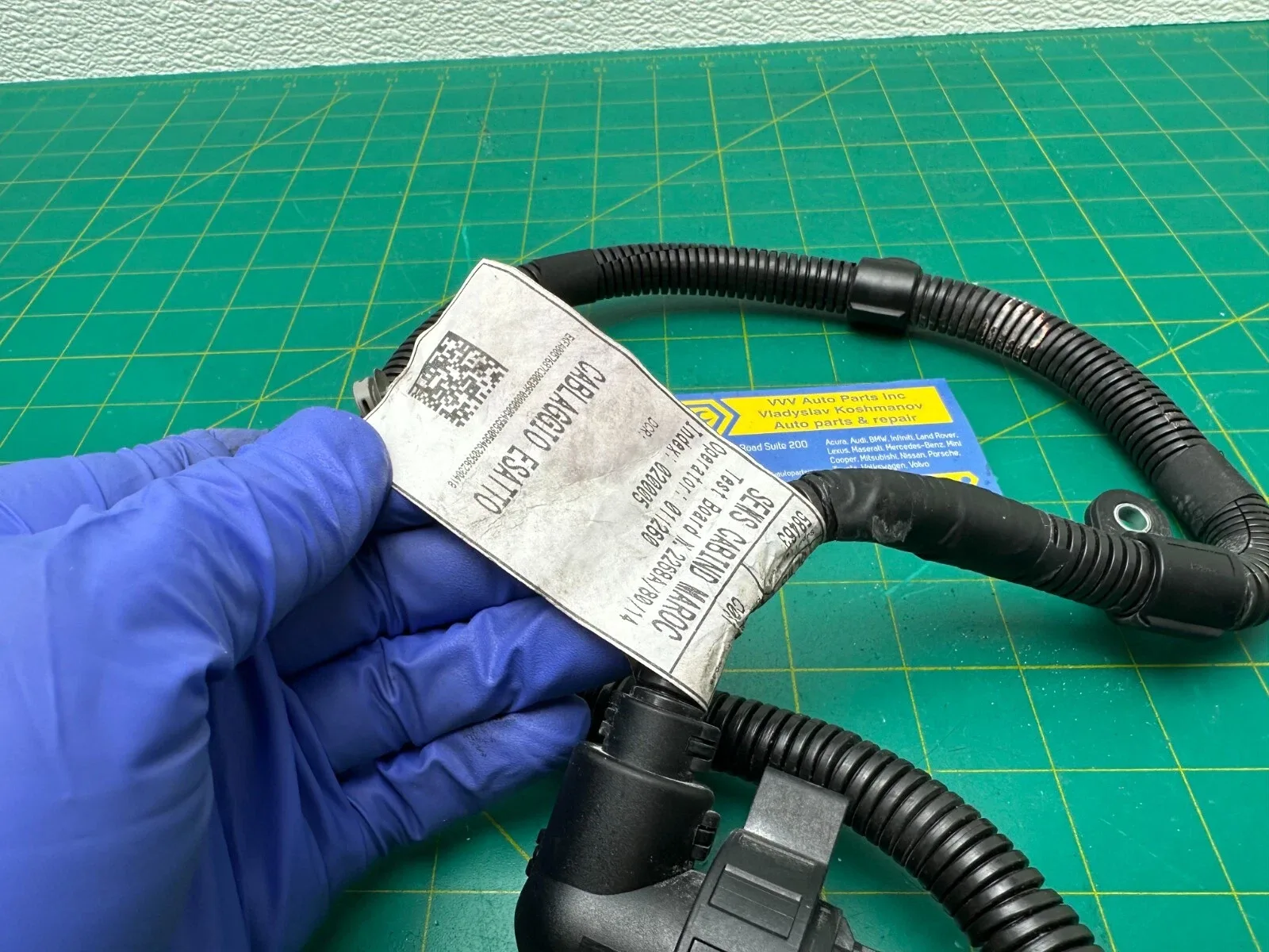 17-19 Alfa Romeo Giulia AUTOMATIC TRANSMISSION WIRE WIRING HARNESS OEM image 3