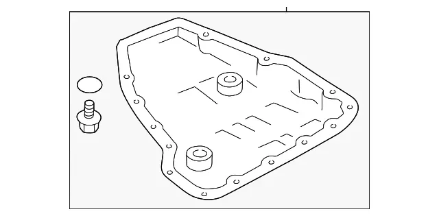 New Genuine Nissan Pan Assy Oil 3139085X00 / 31390-85X00 OEM image 4