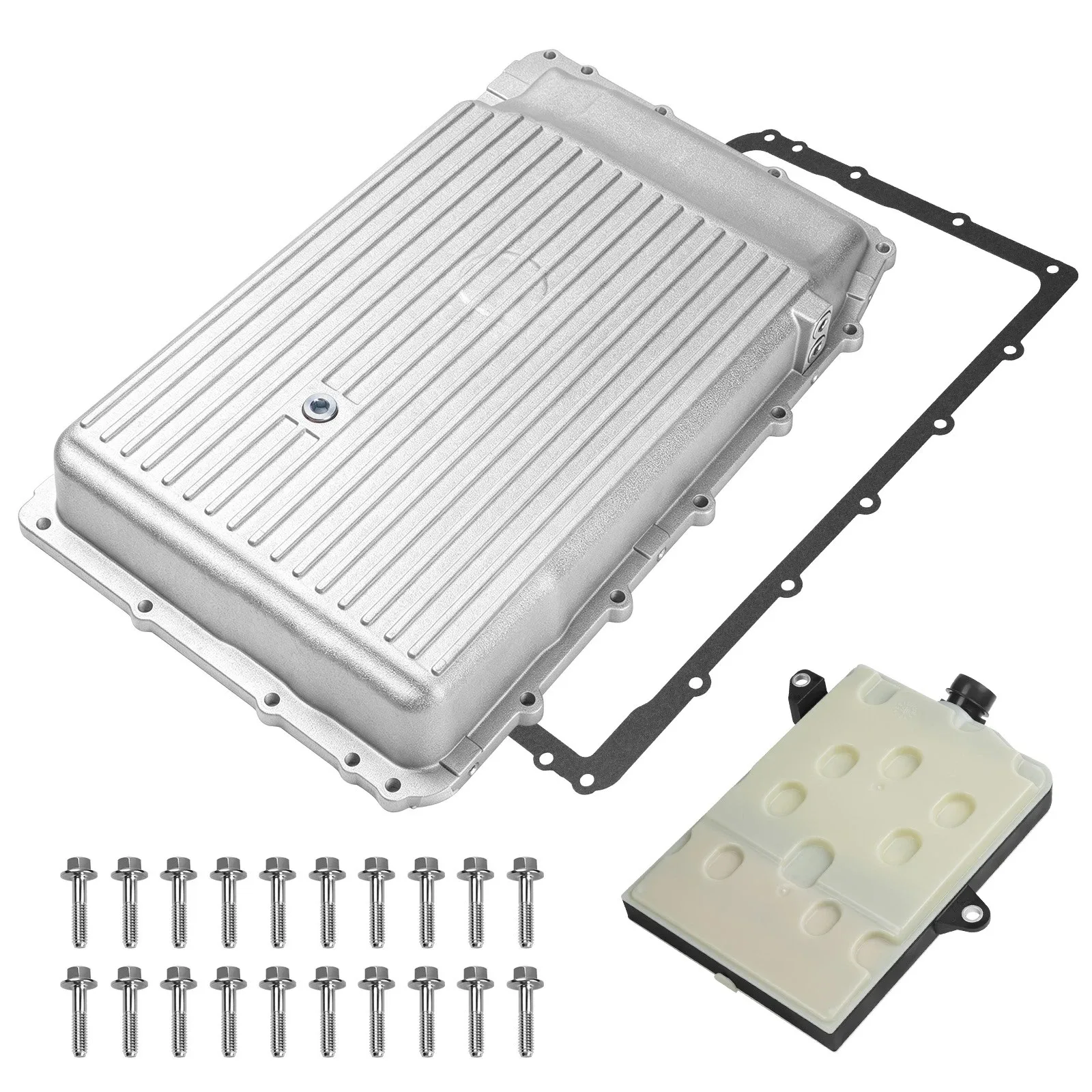 265-897 Aluminum Transmission Oil Pan Kit for 2018-2022 2023 Ford Expedition