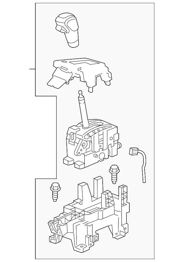 Genuine GM Automatic Transmission Shift Lever Assembly 95405019 image 4
