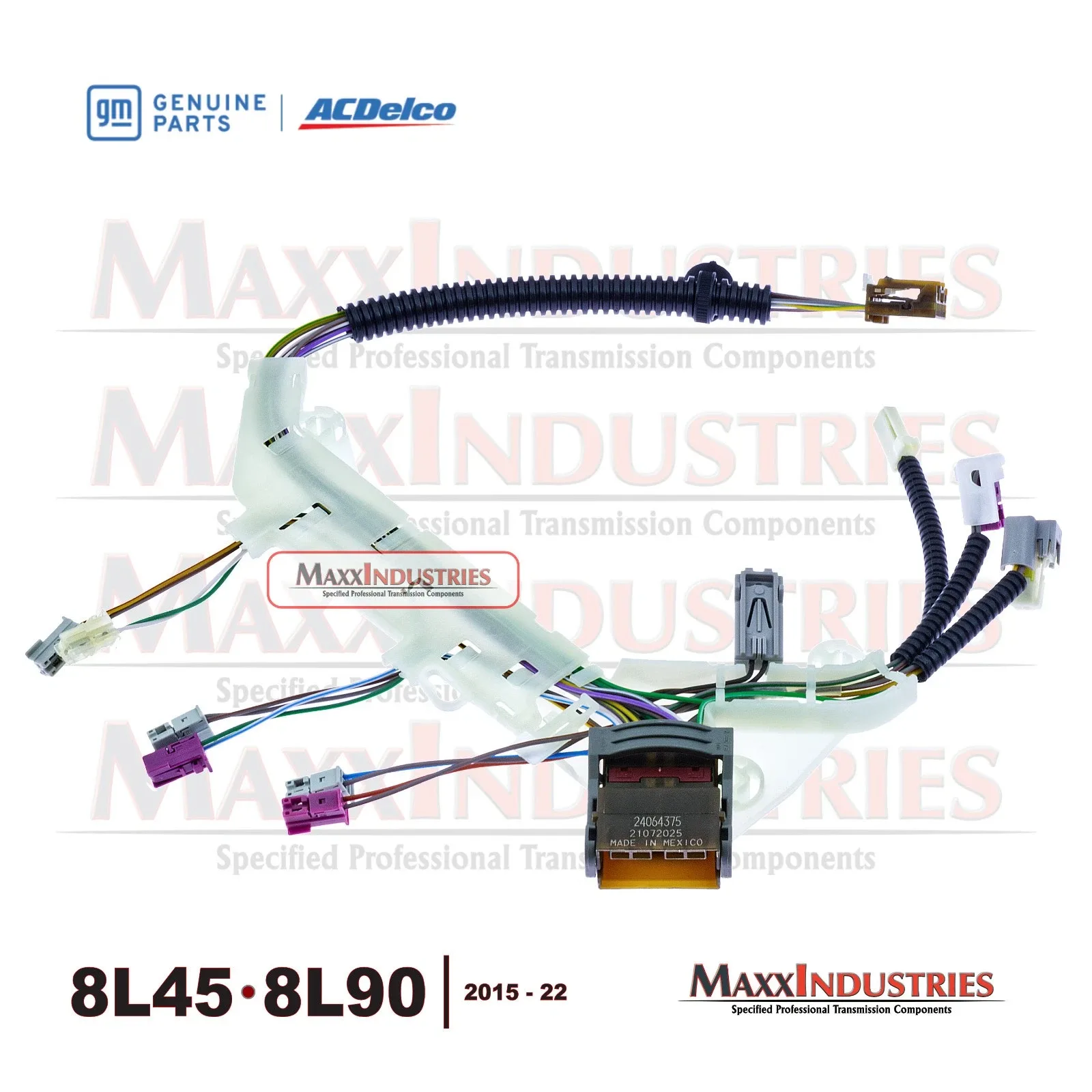 8L45-8L90 Valve Body Solenoid Wiring Harness - Internal Harness OEM Genuine GM image 4