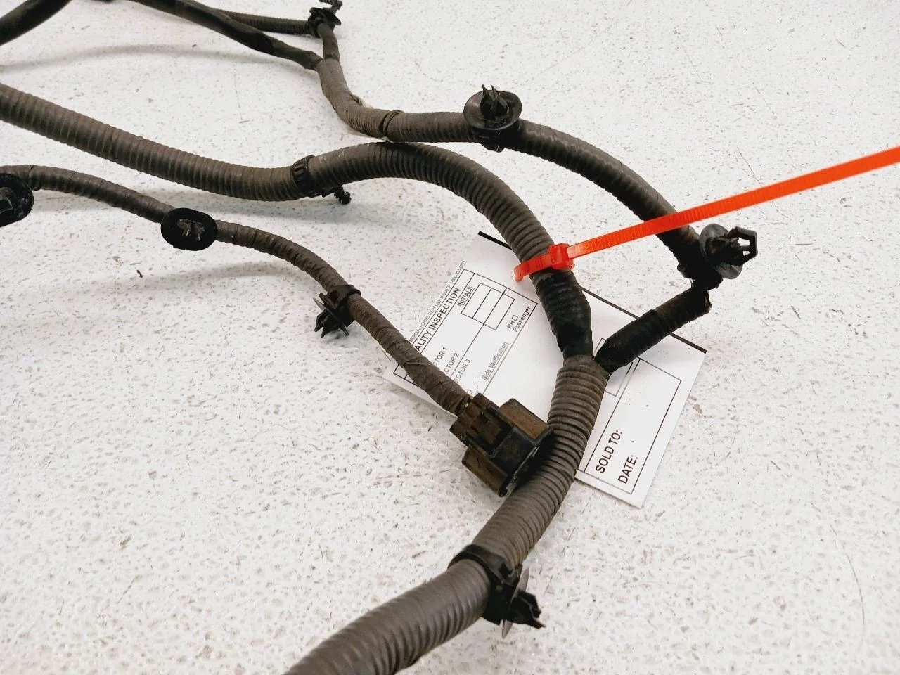16-19 INFINITI Q50/Q60 2.0L Transmission Wire Harness AWD OEM 240794HK0A image 3