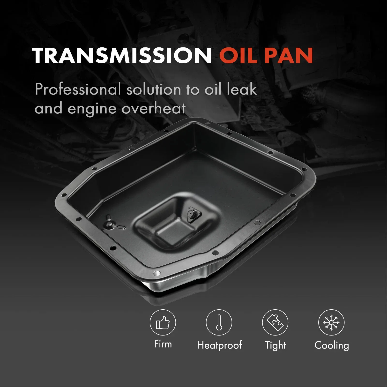 Transmission Oil Pan w/ Gasket for Ford E/F-Series F-150 94-10 Explorer Lincoln image 2
