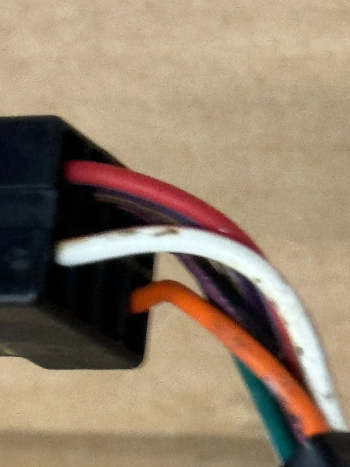 1992 87-93 MUSTANG AUTOMATIC AUTO AOD TRANSMISSION WIRE HARNESS VSS image 3
