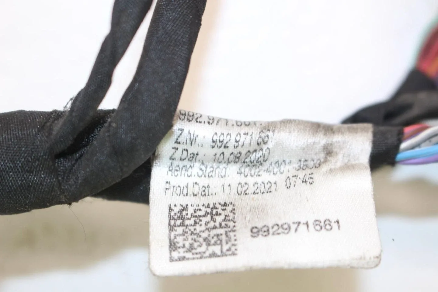 20-26 PORSCHE 911 Carrera 4 992 Automatic Transmission Wire Harness 992971661 image 4