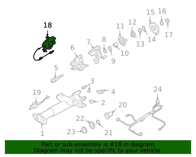 Genuine GM Automatic Transmission Shift Lever Assembly 19258036 image 4