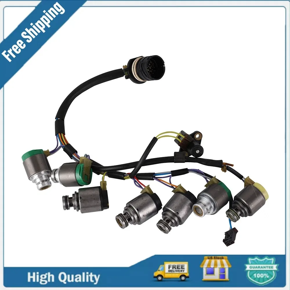 Replacement Transmission Solenoids & Integrated Wiring Harness Kit For BMW