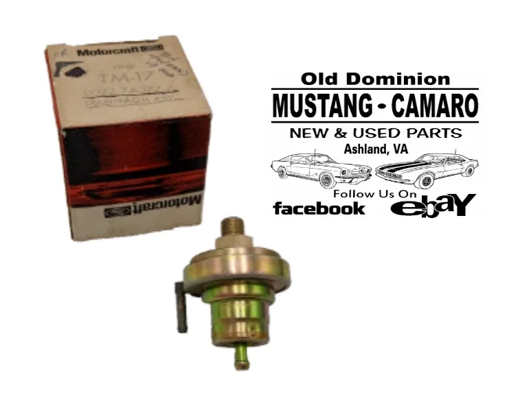 NOS 1973 Ford Mustang 302 FMX Transmission Vacuum Modulator Diaphram - TM17