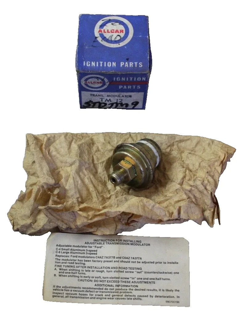 Allcar Ignition Automatic Transmission Vacuum Modulator TM 12