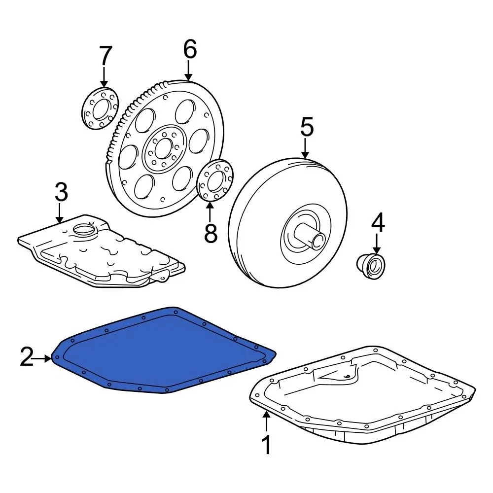 For Toyota Camry 1990-2001 Toyota 3516832010 Transmission Oil Pan Gasket image 2