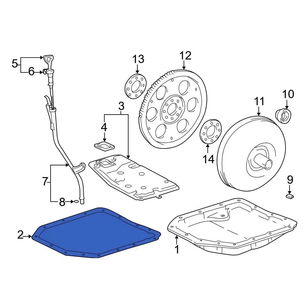 For Toyota Camry 1990-2001 Toyota 3516832010 Transmission Oil Pan Gasket