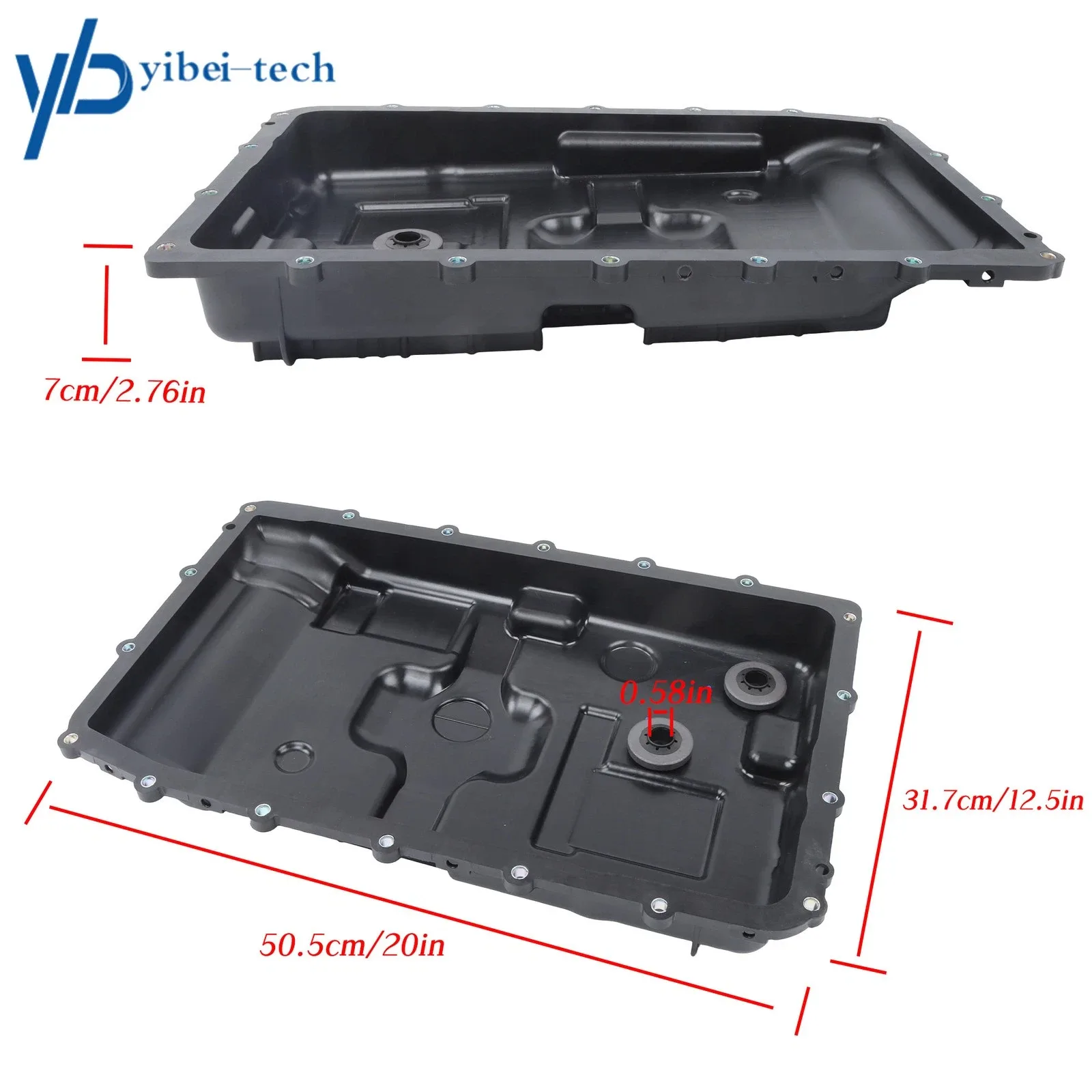 For Ford Explorer 2020-2025 New Transmission Fluid Oil Pan Black LP5Z-7A194-A image 2