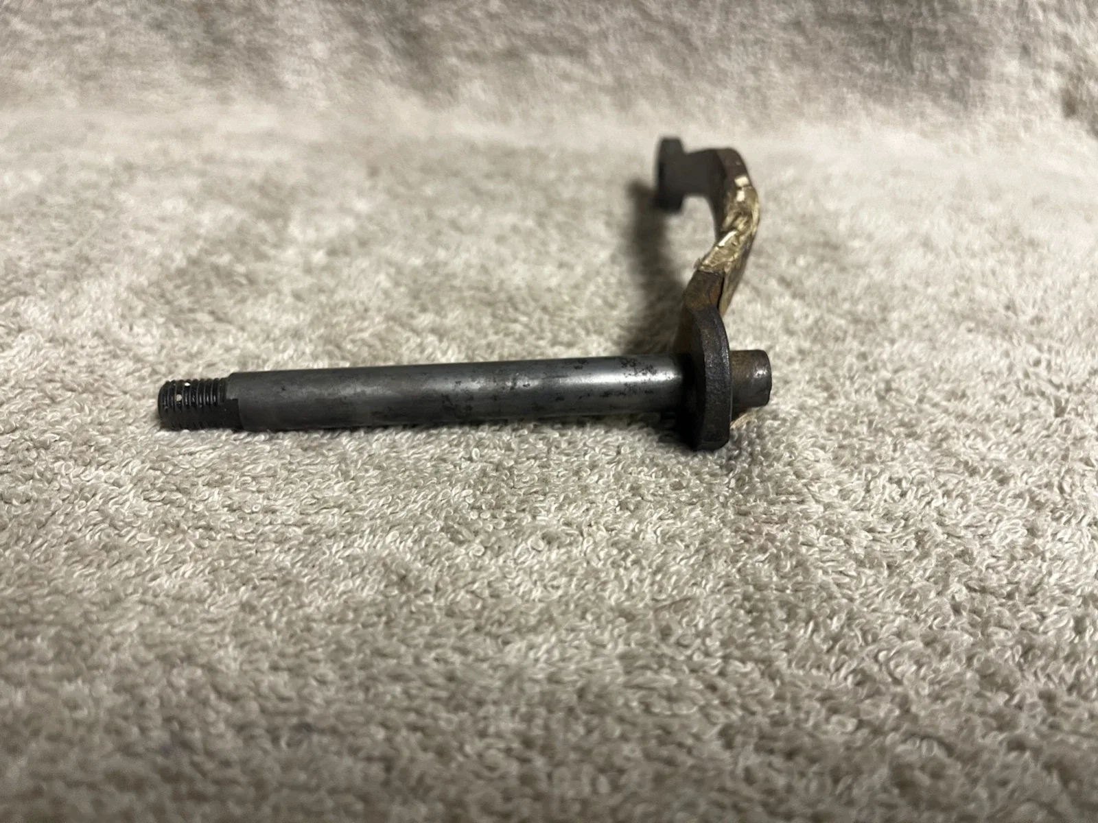 NOS FORD B7A-77270-A 1958 V8 AUTOMATIC TRANSMISSION THROTTLE OUTER LEVER image 3