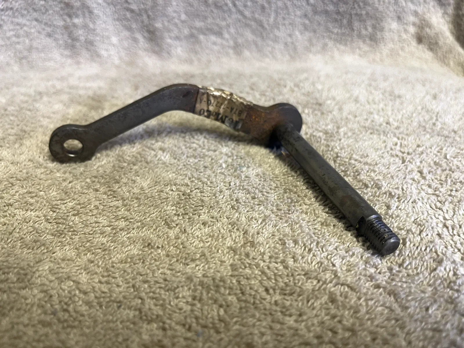 NOS FORD B7A-77270-A 1958 V8 AUTOMATIC TRANSMISSION THROTTLE OUTER LEVER image 4