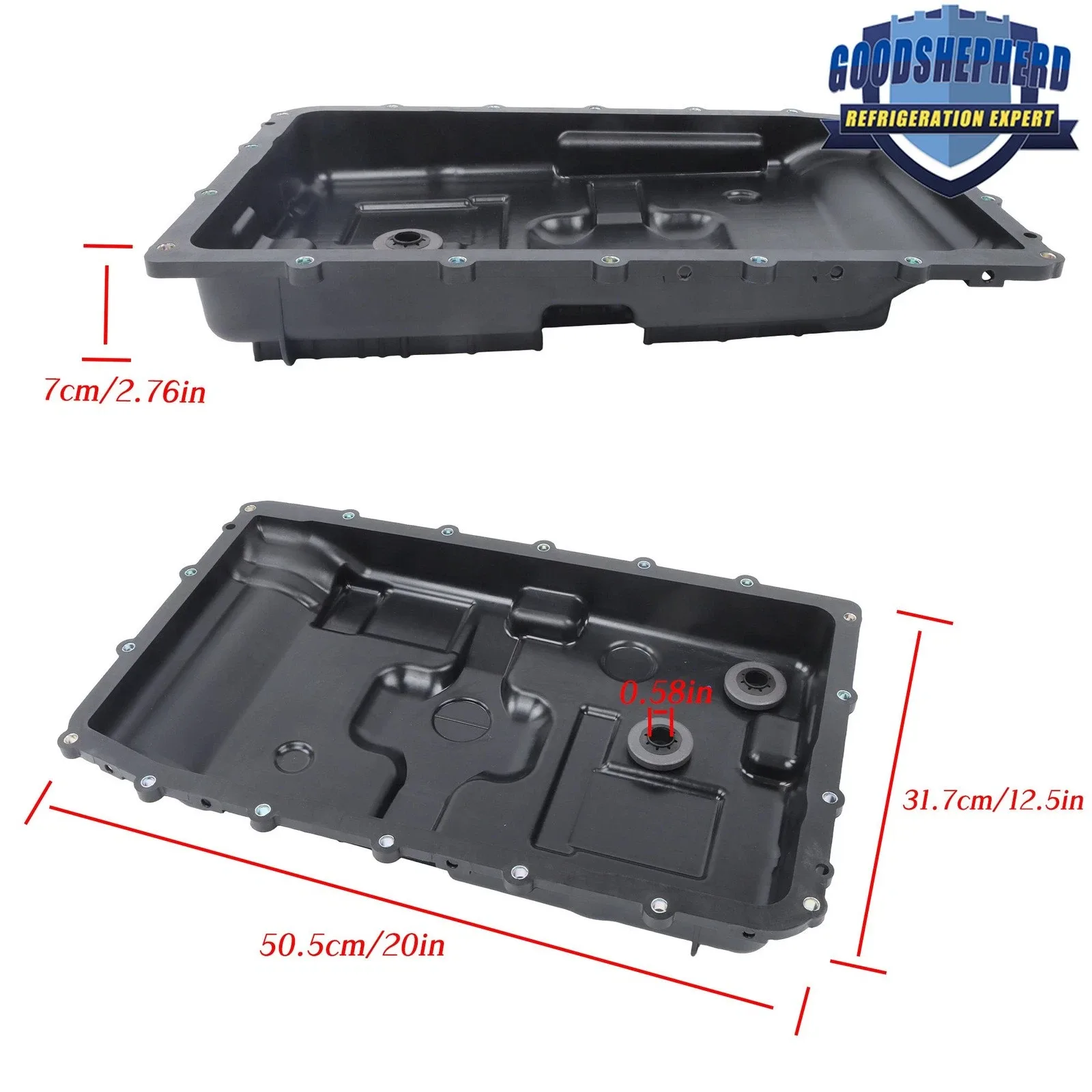 For Lincoln Aviator 2020-2025 V6 3.0L Transmission Fluid Oil Pan LP5Z-7A194-A image 2