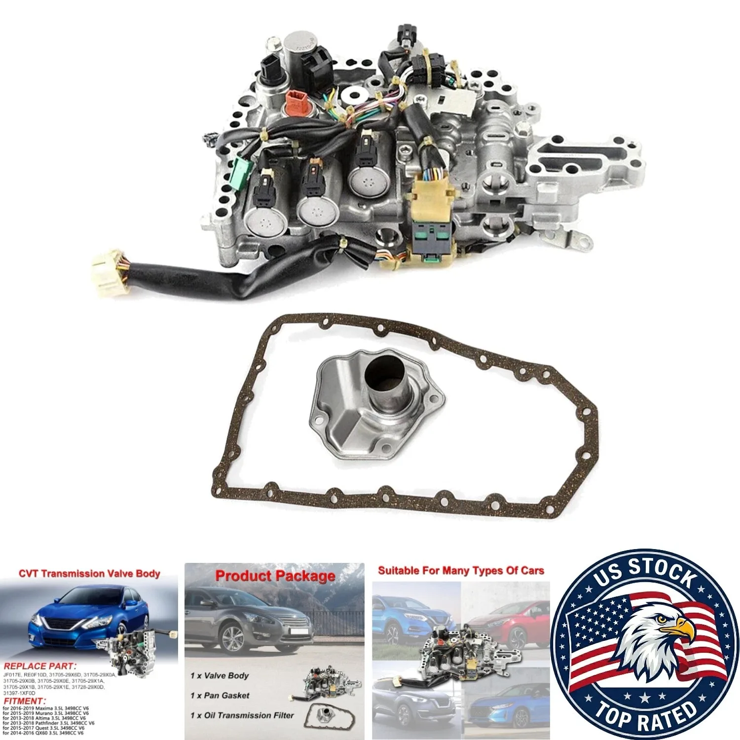 CVT Valve Body with Filter for Pathfinder & Murano - Unbranded