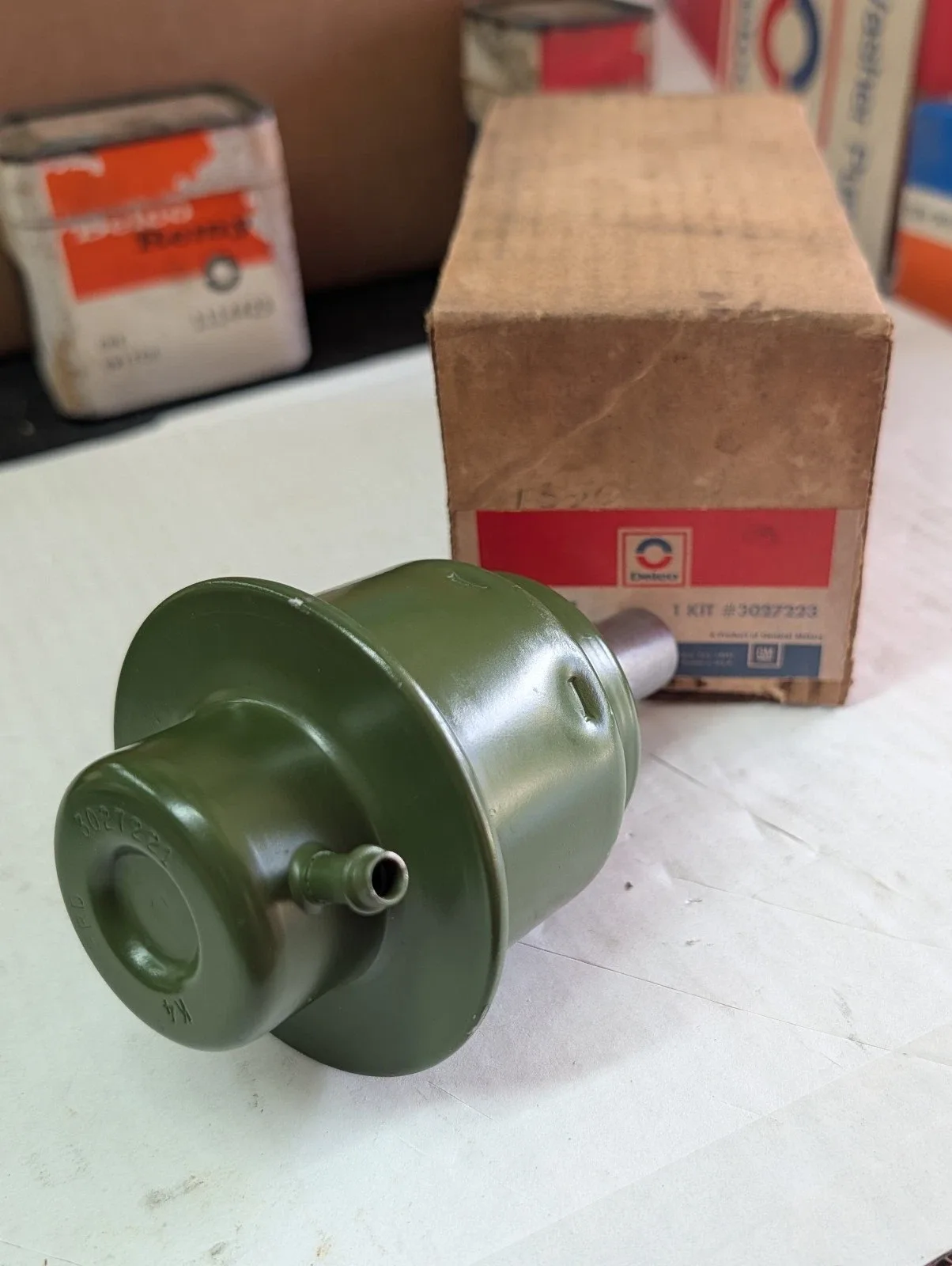 1965-72 Pontiac NOS Transmission Vacuum Modulator. GTO, All Models GM 3027223.