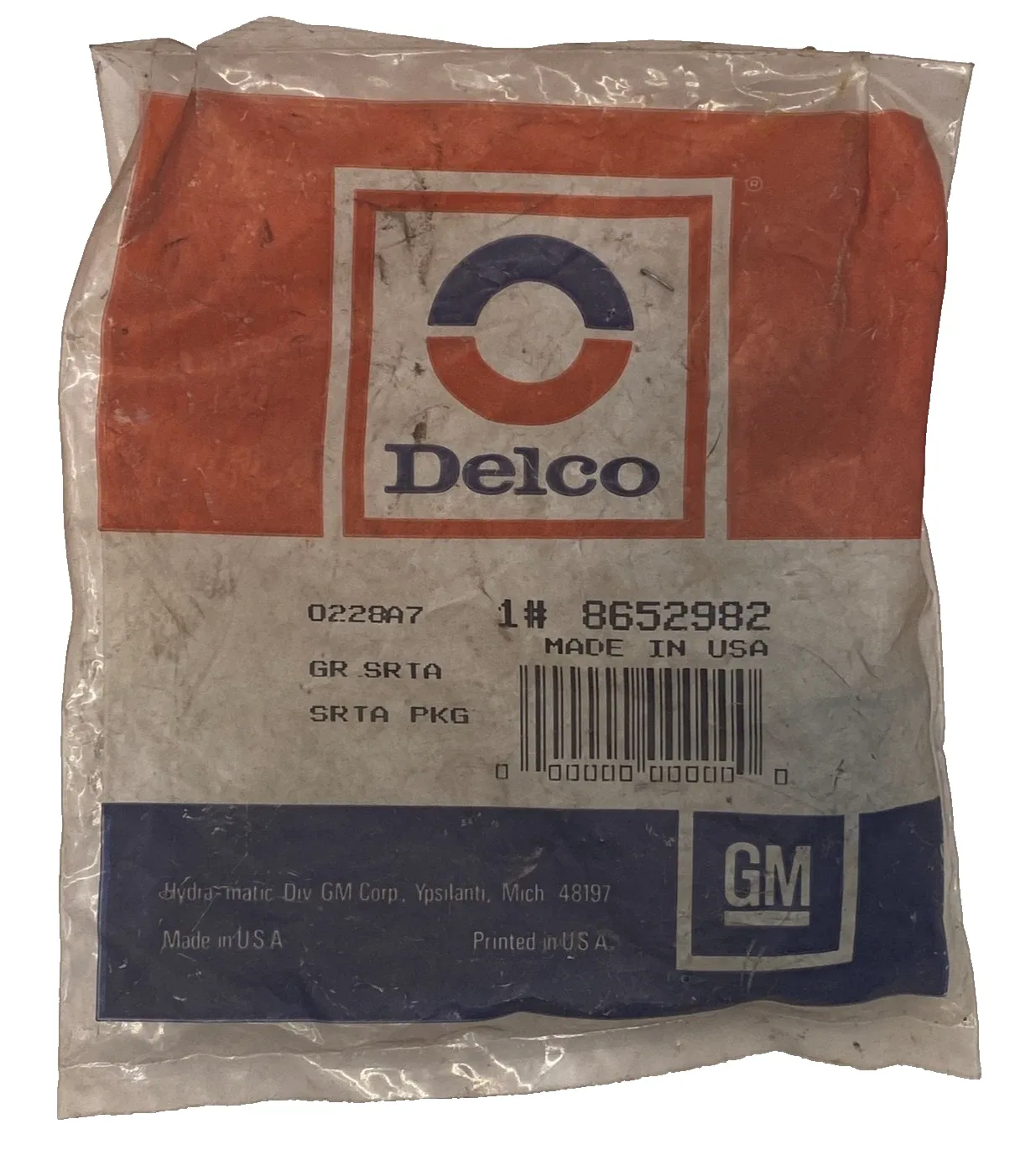 DELCO 8652982 Vacuum Modulator Service/Install Kit GM Made in USA New