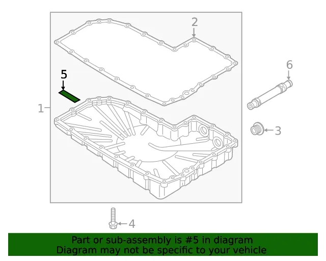 2019-2025 Audi Transmission Oil Pan Magnet 0CK-321-368-B image 2