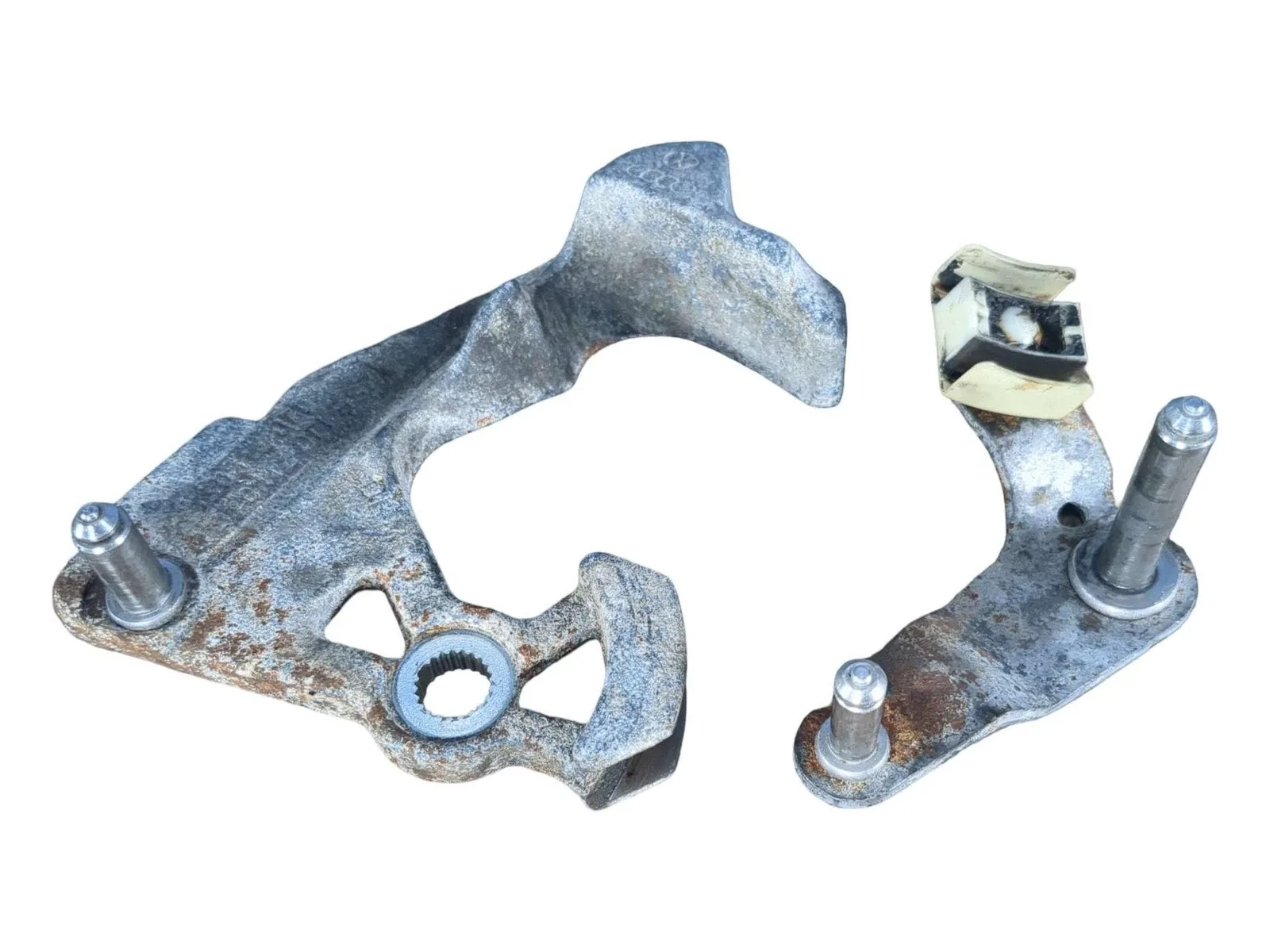 04 VW Golf R32 Manual Transmission Shifter Weight w Pivot Arm *Surface Rust