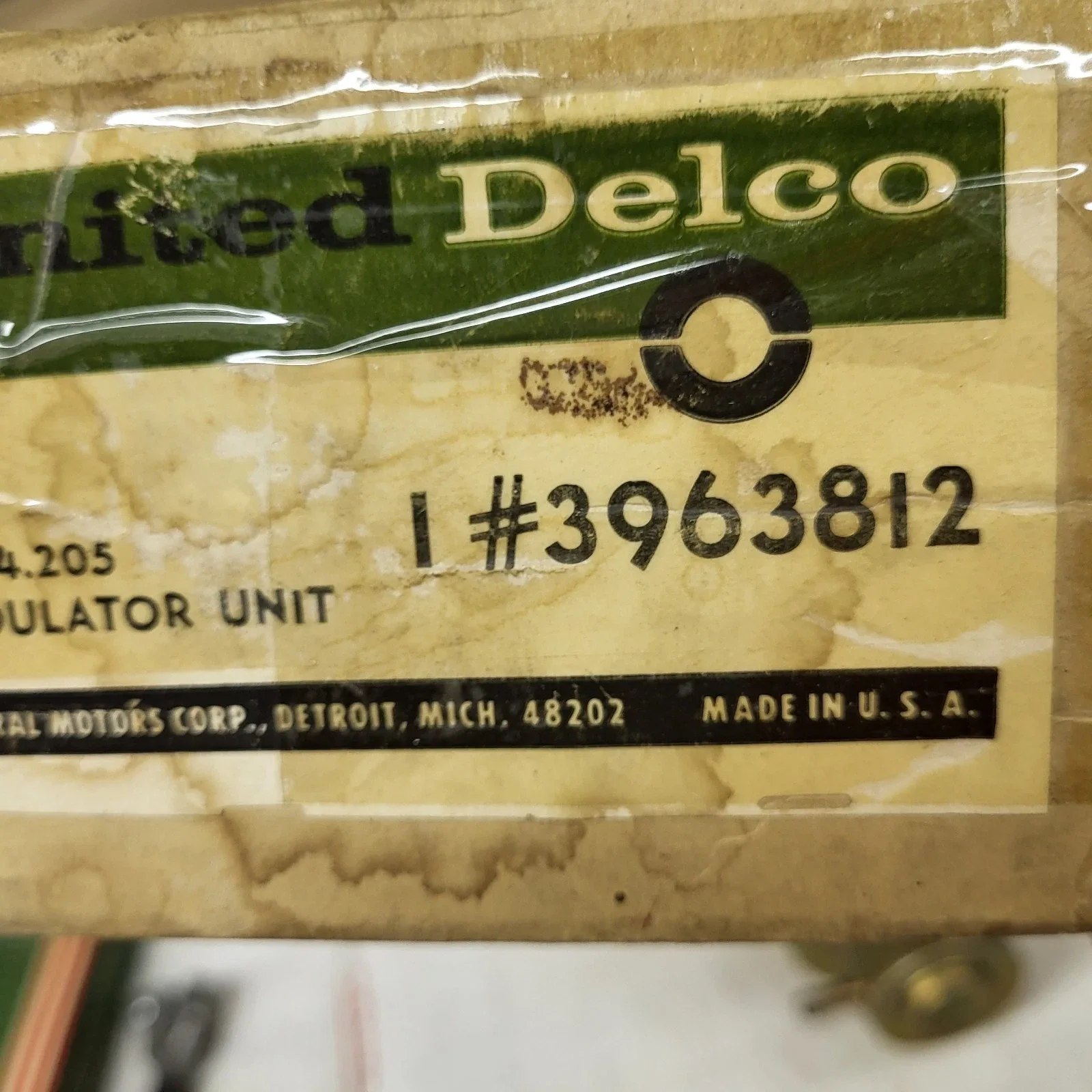 NOS 1970-72 Chevy Camaro Z28 Corvette Chevelle LS6 TH400 Delco Modulator 3963812 image 2