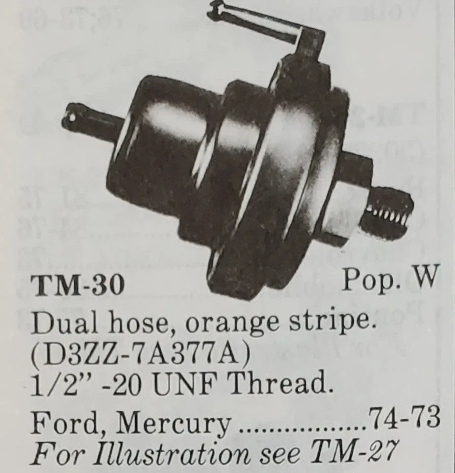 Standard TM-30 Transmission Vacuum Control Module 1973-74 Ford & Mercury image 3