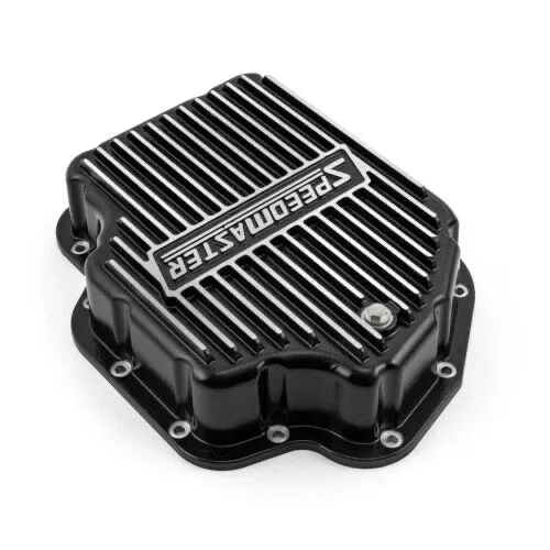 Chevy TH400 Black Aluminum Finned High-Volume Transmission Oil Pan - Speedmaster 221.1021 image 3