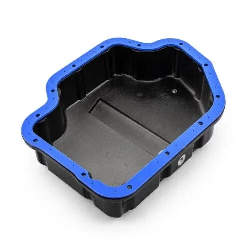 Chevy TH400 Black Aluminum Finned High-Volume Transmission Oil Pan - Speedmaster 221.1021 image 4