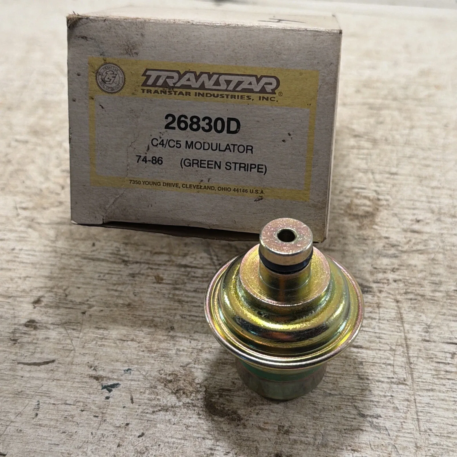 Transtar 26830C C4 Modulator 1974-86 Ford C4,5,6 Transmission Mustang Bronco