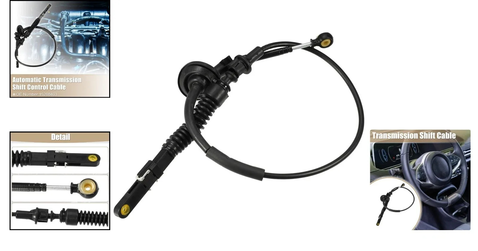 OE 15268403 Automatic Transmission Shift Cable for Hummer H2 6.0L V8 (03-07) image 2