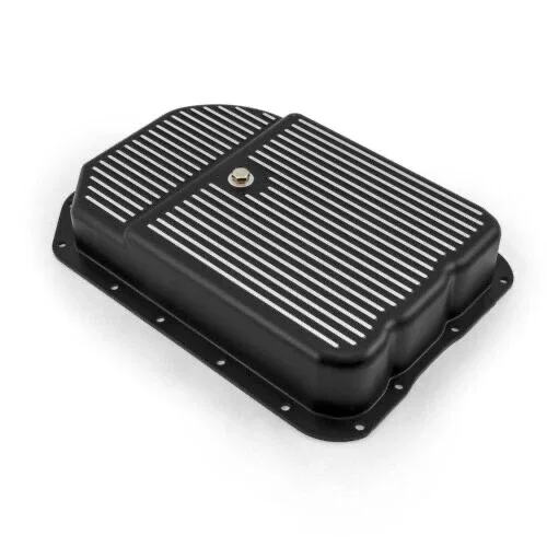 Speedmaster 221.1029 Black Finned Aluminum Transmission Pan for 4L80E image 3