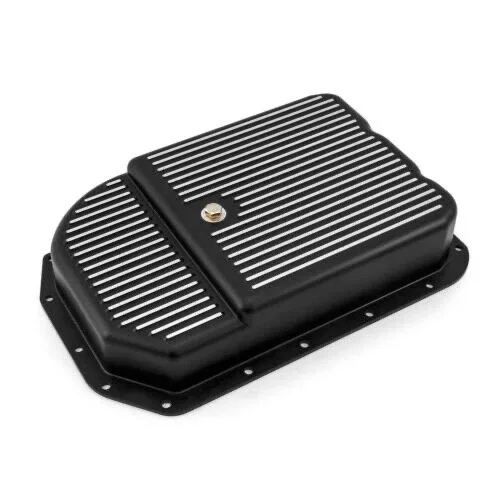 Speedmaster 221.1029 Black Finned Aluminum Transmission Pan for 4L80E image 4