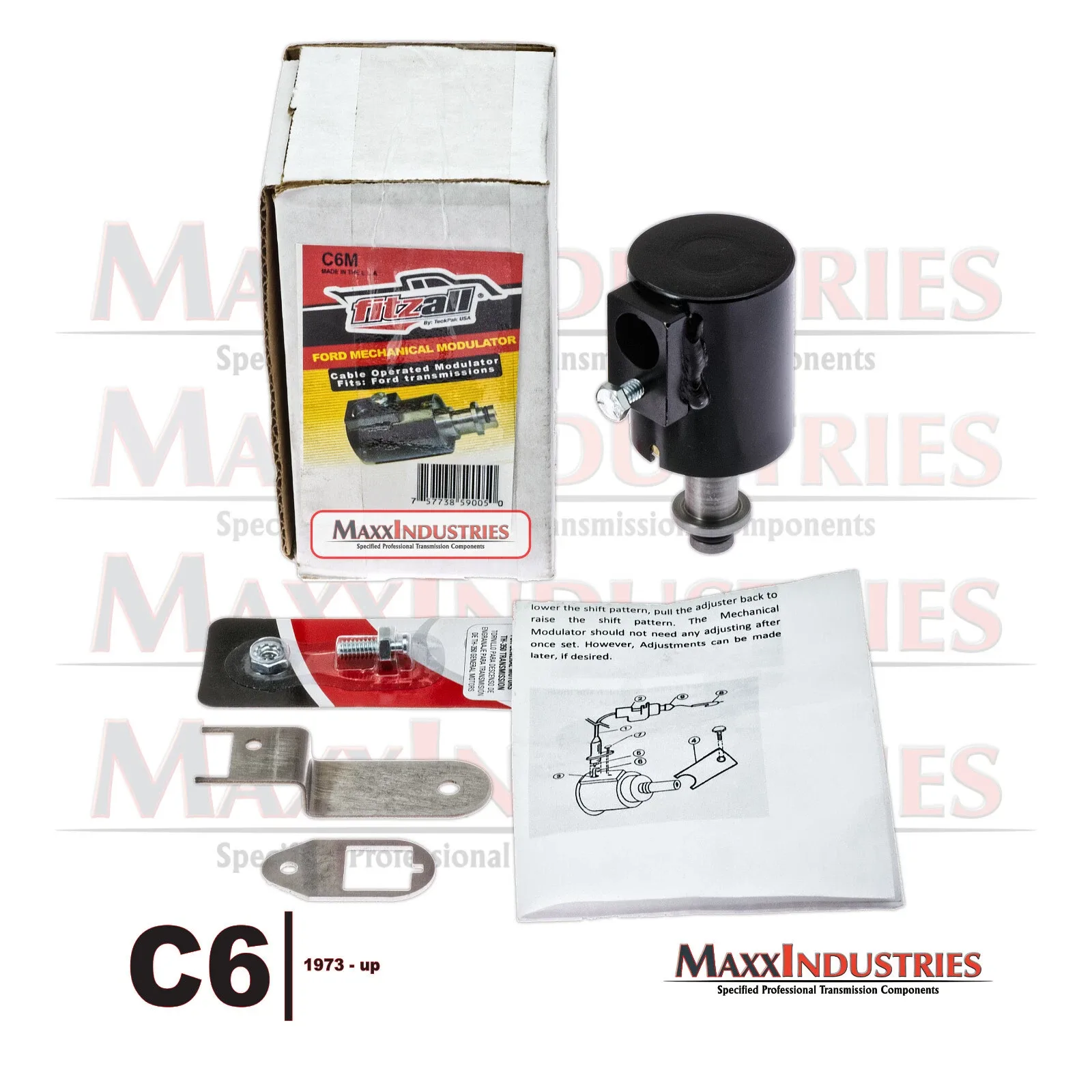 1973-up C6 Transmission Modulator - MECHANICAL for Swaps and Turbo or Blower Use image 4