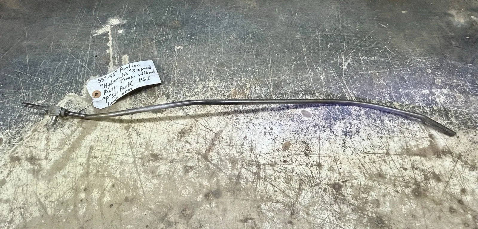 1955 - 1956 PONTIAC “HYDROMATIC” w/o PARK AUTO. TRANS SHIFT ROD ( OEM USED ) A+ image 2