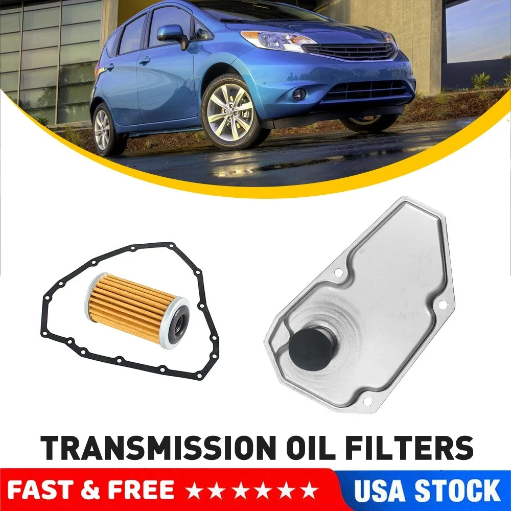 Transmission Oil Filters W/Pan Gasket For NISSAN SENTRA VERSA 2012-19 33010JF015