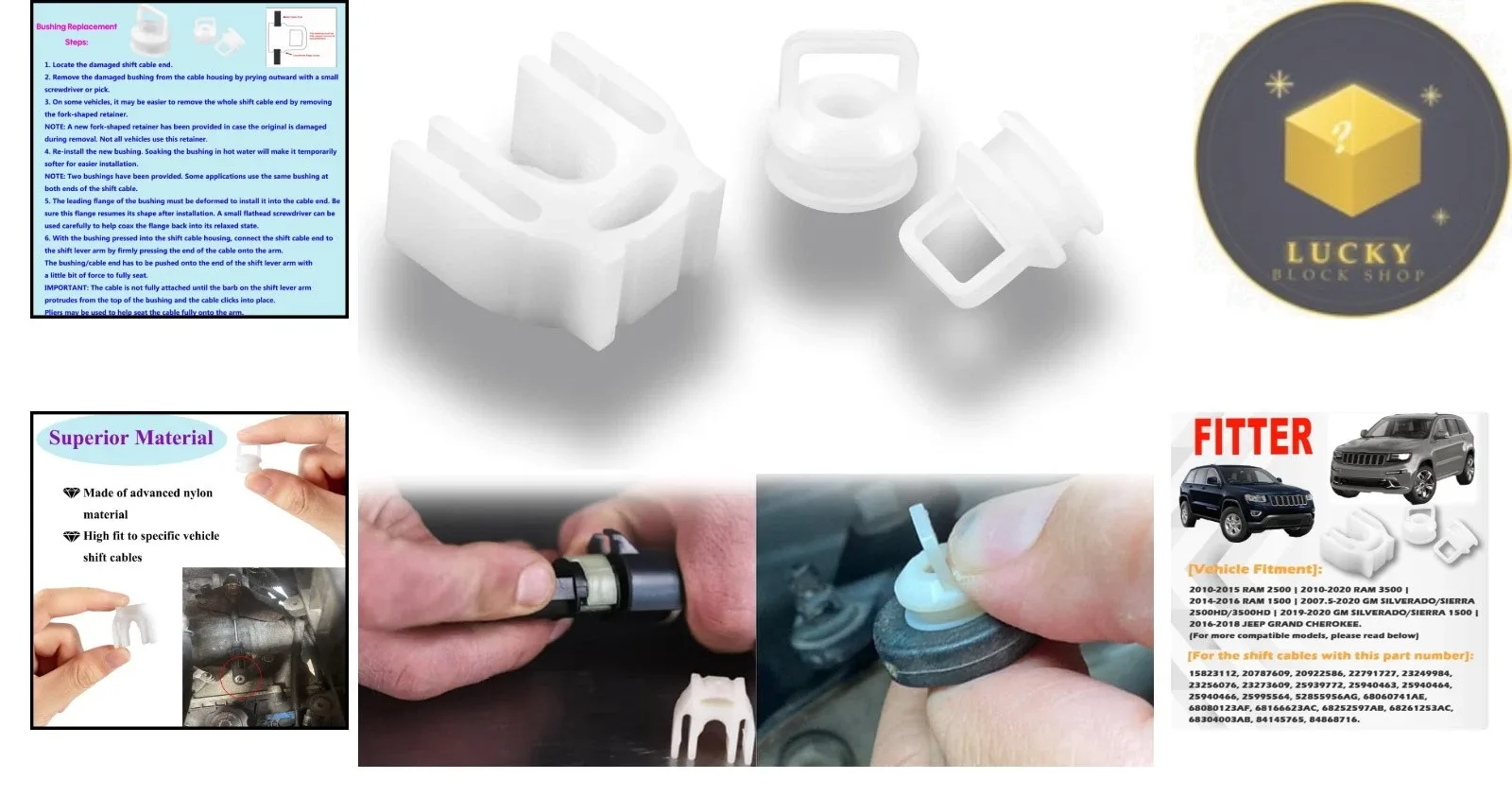 Cost-Effective Shift Cable Replacement Kit for Select Models: Easy Installation image 2