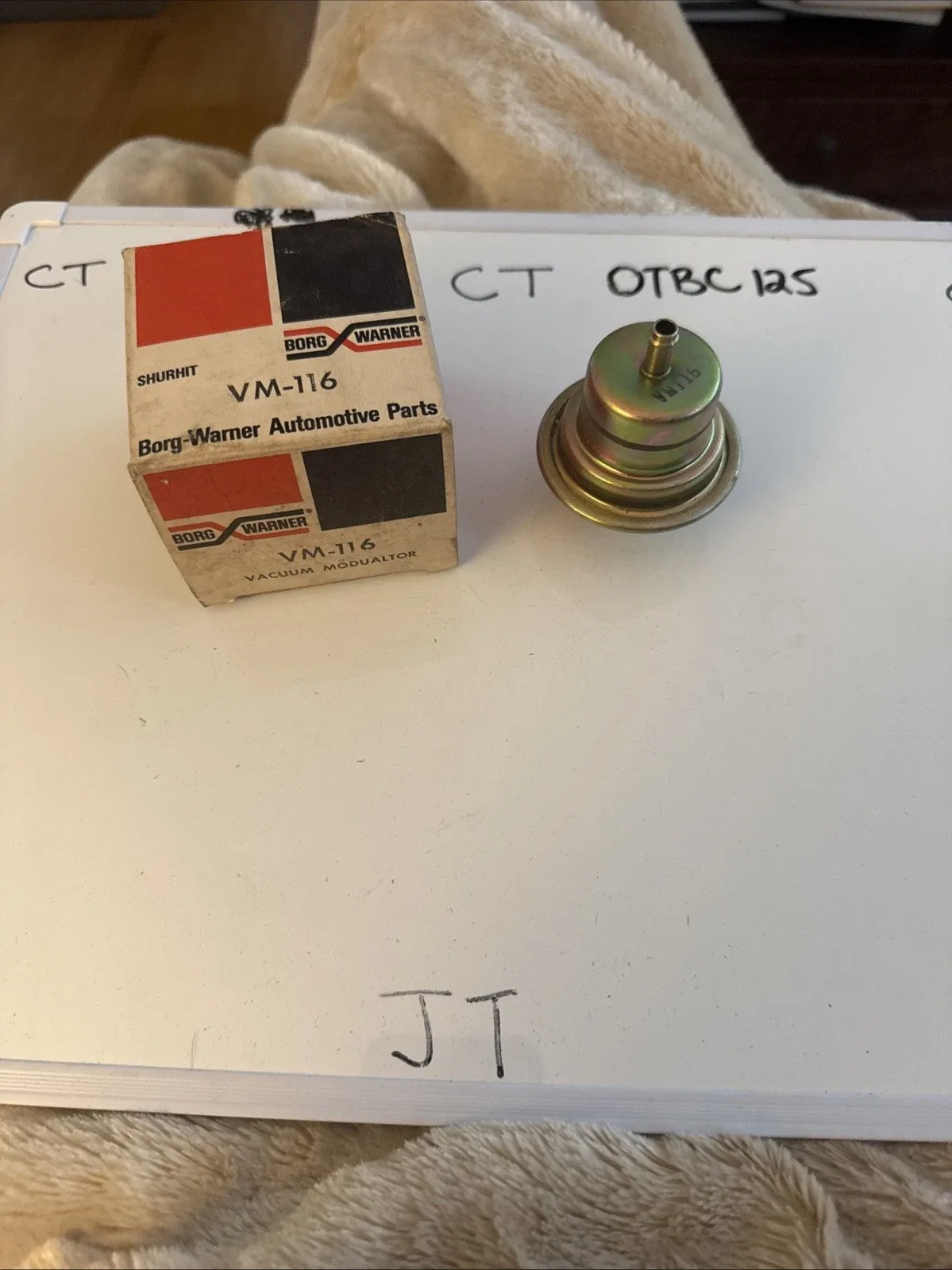 (1) BW 1964-69 Chevrolet Automatic Transmission Vacuum Modulator 3847875 VM116
