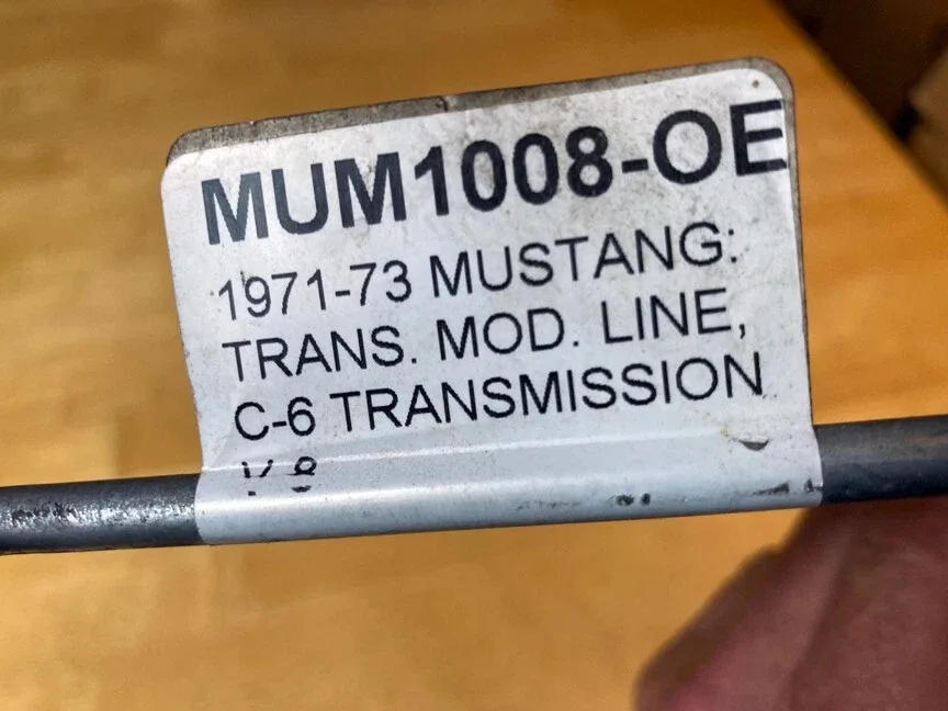 1971-73 Mustangs Unlimited C6 Transmission Modulator Line MUM1008-OE image 2