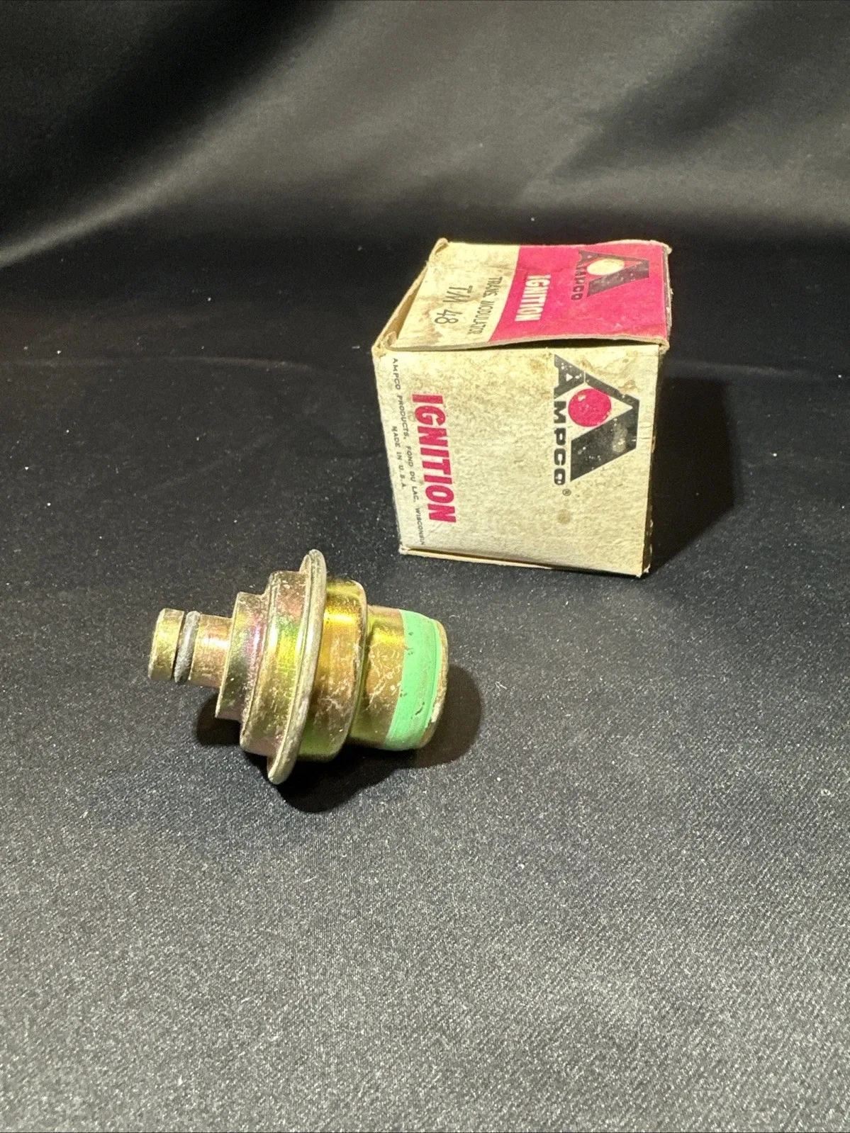NOS Ampco TM48 Vacuum Modulator Green Stripe Fits 1974-1986 Ford Mustang II Fox image 2
