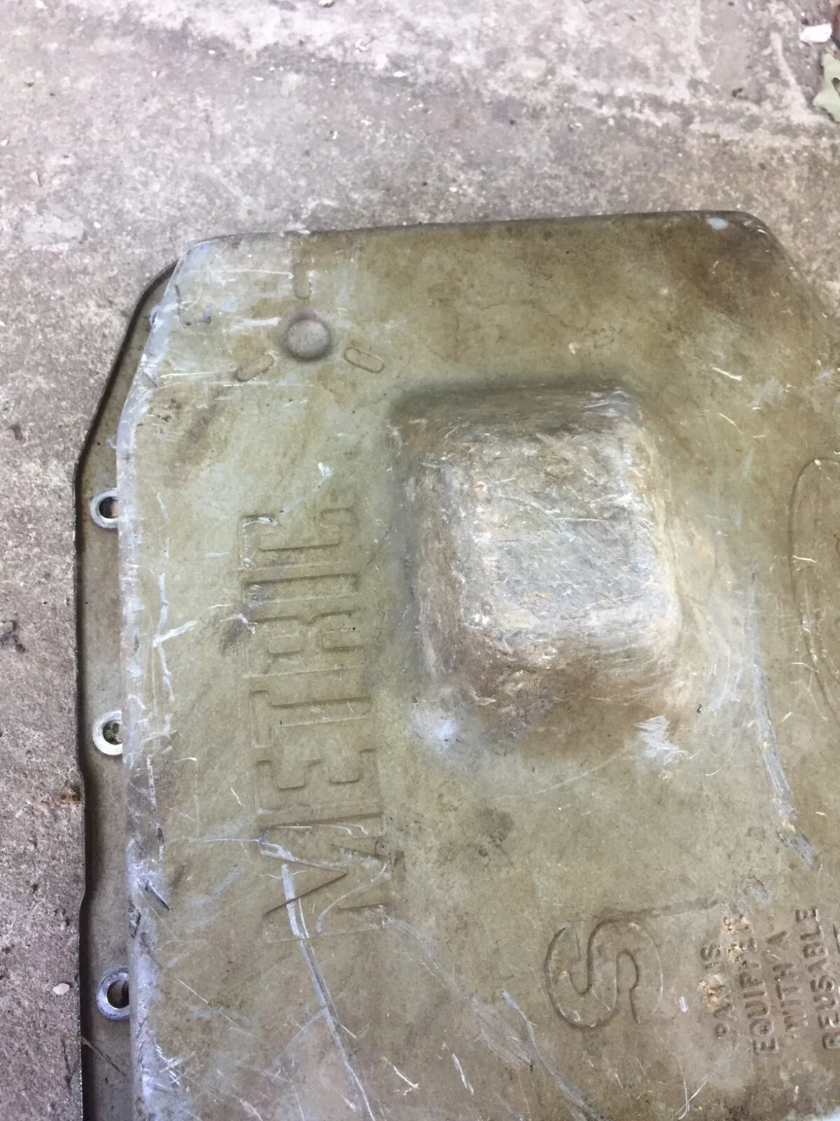 1996 1997 1998 Ford 4R70W Automatic Auto Transmission Fluid Oil Pan AODE 4R75W E image 3