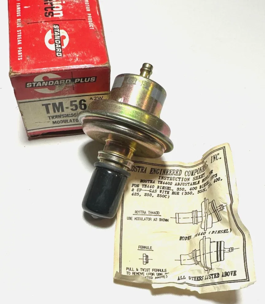 Standard Automatic Transmission Vacuum Modulator NOS TM-56