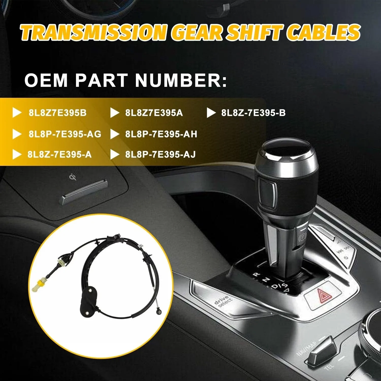 Automatic Transmission Shift Cable for 2008 Ford Escape XLS - Durable & Reliable image 3
