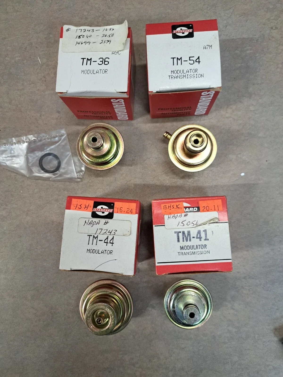 Lot of 3 Transmission Vacuum Modulators Standard Brand TM-41 TM-44 TM-36