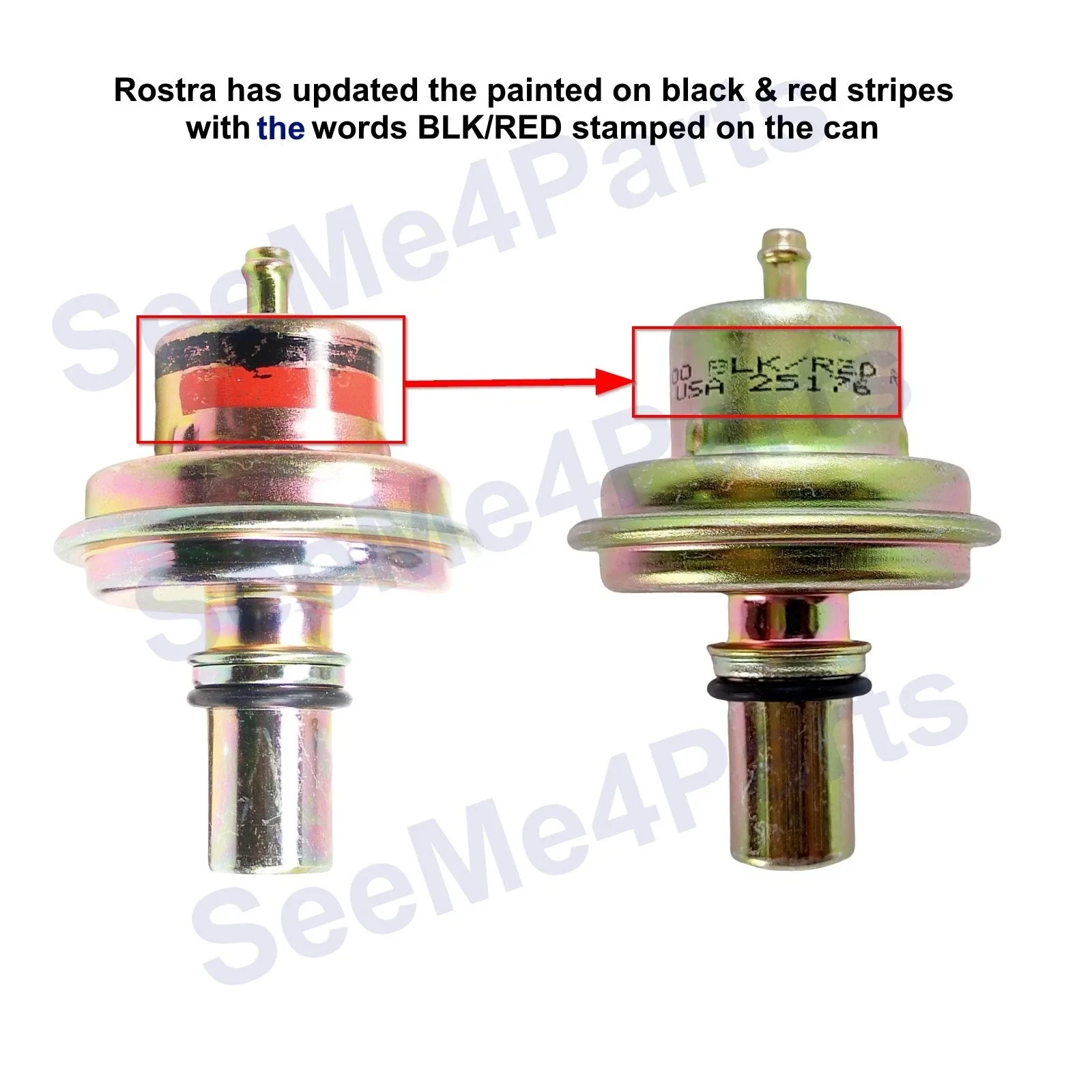 TH400 TH350 Transmission Modulator Black Red for Low Vacuum Adjustable + Hose image 4