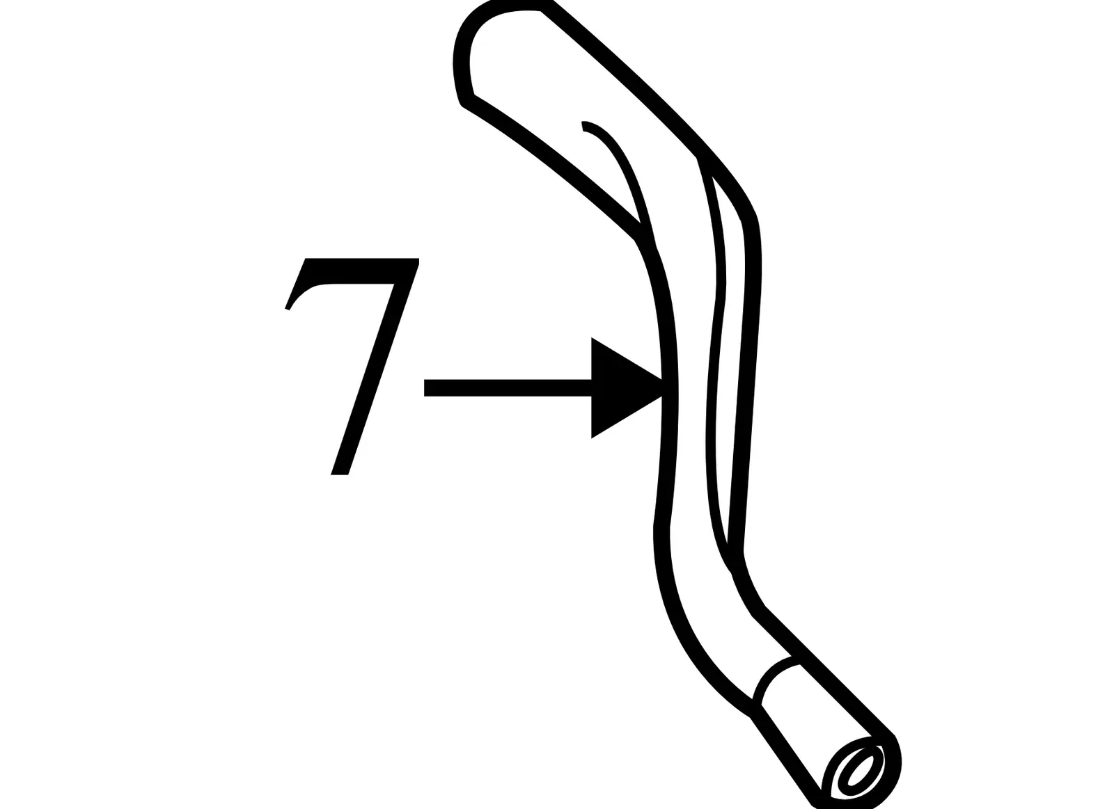 2000-05 Chevrolet Impala Automatic Transmission Column Shift Lever 26101680 OEM image 2