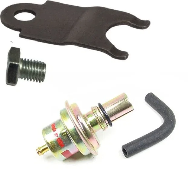 GM TH400 Vacuum Modulator, Adjustable, Single Red Stripe & Retainer Bracket Clip
